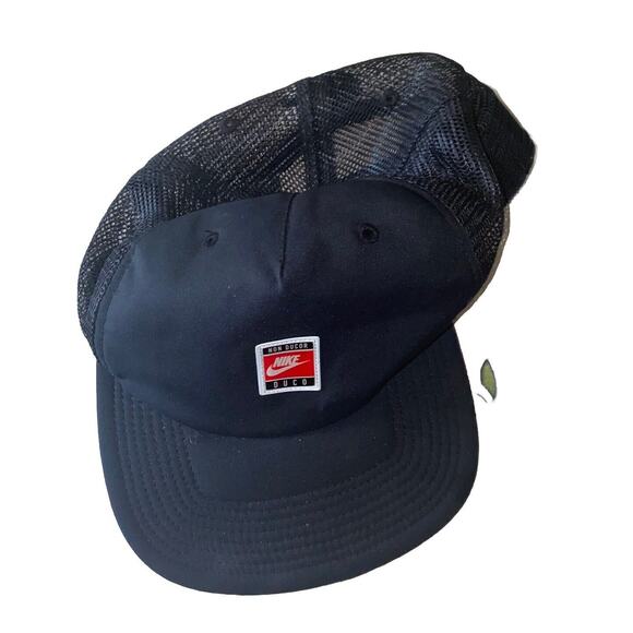 Nike Trucker Hat Non Ducor Duco Black Snapback Mesh Back - Picture 1 of 9